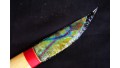 Yellow Dichroic Glass Knife SOLD
