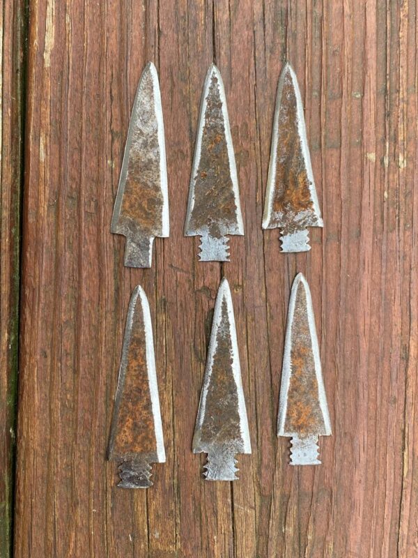 Six Plains Indian Arrowheads SOLD