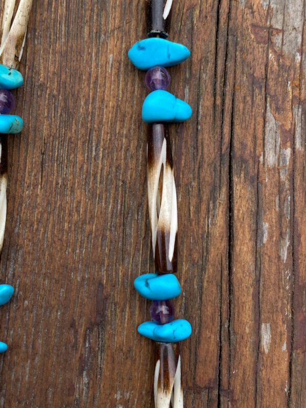 Bone and Turquoise Necklace (NEW!) - Image 5