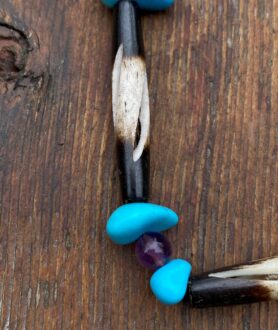 Bone and Turquoise Necklace (NEW!)