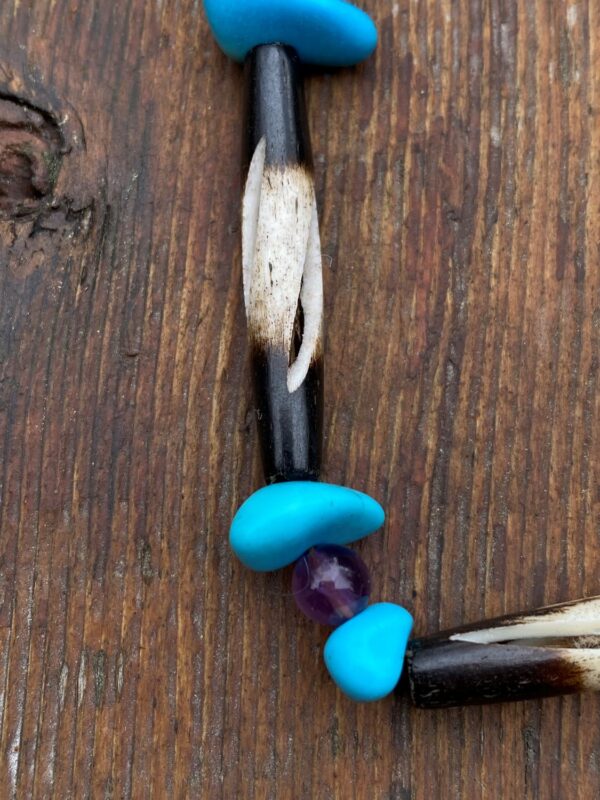 Bone and Turquoise Necklace (NEW!)