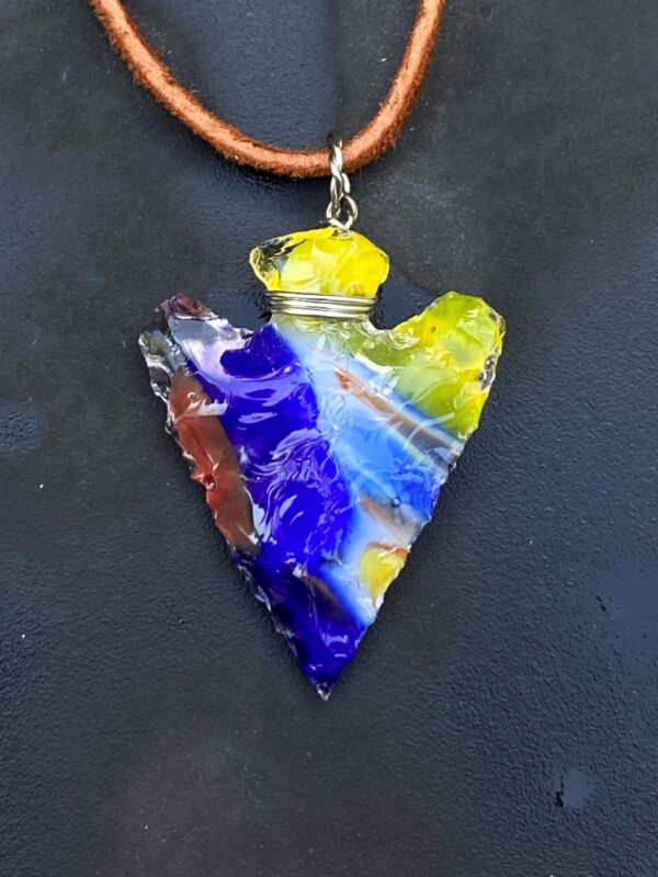 Glass Arrowhead Necklace (NEW!)