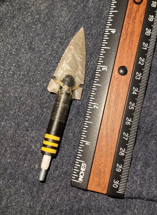 Flint Arrowhead for Modern Arrow (145 grains) NEW! - Image 4